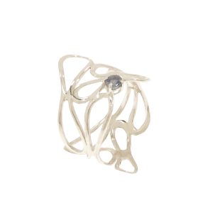 Anello Ispirazioni 925 in argento con zaffiro modello infinity