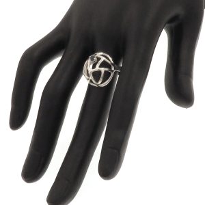 Anello Ispirazioni 925 in argento con zaffiro modello air 1/2