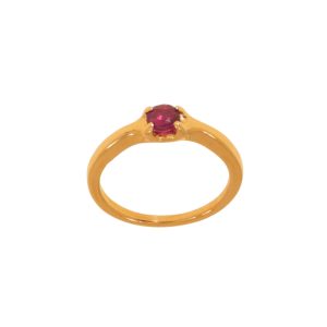 Anello in oro rosa con rubino DotB Jewels