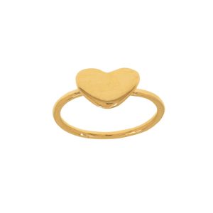 Anello in oro rosa 9K cuore